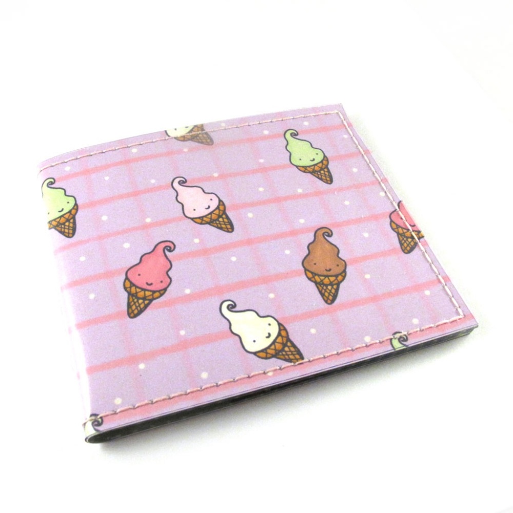 Owl Scream for Ice Cream Billfold Wallet